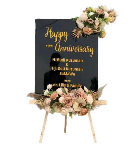 Papan Bunga Akrilik Wedoro